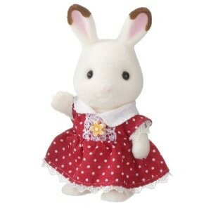 シルバニアファミリー ショコラウサギファミリー ショコラウサギの女の子【新品】 【人形 ドール】 【メール便不可】のサムネイル