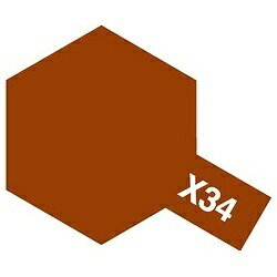 タミヤカラーエナメル X-34 メタリックブラウン【新品】 塗料 エナメル塗料 TAMIYA 【メール便不可】