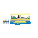 プラレール J-28 プラキッズ駅セット【新品】 タカラトミー ストラクチャー 情景パーツ 【宅配便のみ】
