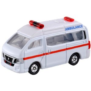 トミカ 018 日産 NV350 キャラバン 救急車 ミニカー TOMICA 