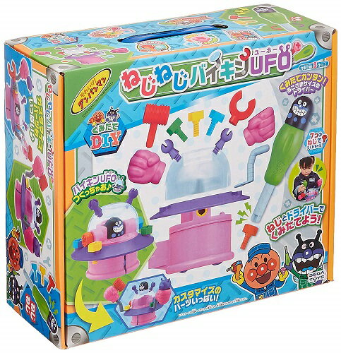アンパンマン くみたてDIY ねじねじバイキンUFO【新品】 知育玩具 おもちゃ 【宅配便のみ】のサムネイル