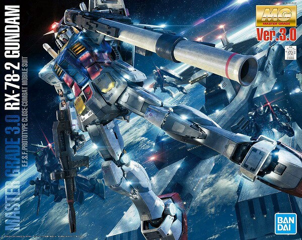 MG 1/100 RX-78-2 ガンダムVer.3.0 (機動戦士ガンダム)【新品】 ガンプラ マスターグレード プラモデル 【宅配便のみ】