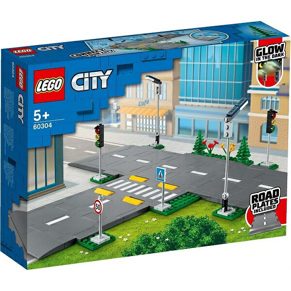 レゴ シティ（売れ筋ランキング） レゴ シティ つながる！ロードプレート 交差点 60304【新品】 LEGO　知育玩具 【宅配便のみ】