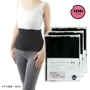 健美未来 シルクプロテイン 腹巻 綿 薄手 <ボディウォーマー/ネックウォーマー>日本製 男女兼用 フリーサイズ×3枚セット【メール便送料無料】