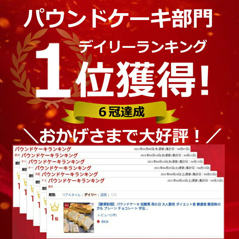 【敬老の日】パウンドケーキ（基本）32個【糖質制限パウンドケーキ】 低糖質パウンドケーキ 大豆粉使用 【砂糖・小麦粉不使用】 基本：プレーン、チョコレート、宇治抹茶、有機ごま 【糖質制限】グルテンフリー 個装 誕生日 プレゼント 糖尿病 ダイエット中 自分用に