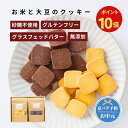 【期間限定ポイント10倍】敬老の日|お米と大豆のグルテンフリークッキー|小:70g 大:140g|プレーン・ココア|高タンパク・無添加・砂糖不使用・小麦粉不使用|グラスフェッドバター使用|贈答 ギフト プレゼント お礼|おやつ 健康 糖尿病|熨斗・ハガキ無料