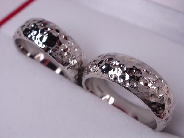 PT オーダーメイド★オリジナル★プラチナ結婚指輪★鎚打ち仕上げ★マリッジ★PT900