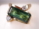 18金グリーントルマリンリング★3.48ct★(4)