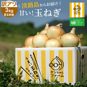 【訳あり】淡路島 玉ねぎ 3kg ひょうご安心ブランド認証 | たまねぎ タマネギ 玉ネギ 玉葱 3キロ 淡路島たまねぎ 淡路島 淡路産 淡路 国産 野菜 やさい 訳アリ ワケアリ わけあり 淡路島玉葱 産地直送 農家直送