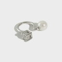 C036 イヤーカフ イヤカフ silver925 シルバー ホワイト イヤーカフス 金属アレルギー対応 金アレ luxedolce(4)