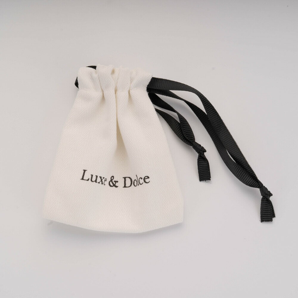 Sサイズ ポーチ 収納袋 ラッピング ギフト プレゼント 金属アレルギー対応 金アレ luxedolce