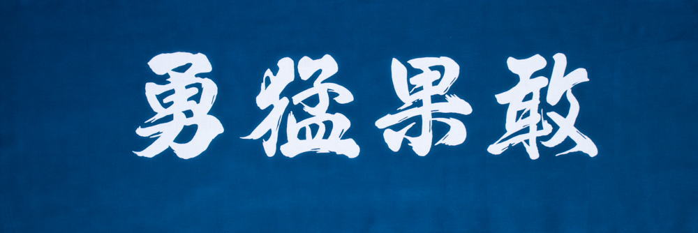 面手拭 手ぬぐい 勇猛果敢