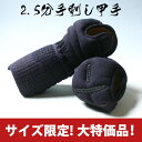 【あす楽】●在庫処分品・剣道防具・甲手(小手)●2.5分手刺...