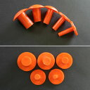 剣道 竹刀 ゴム ●竹刀用先ゴム5サイズ(11、9、7.5、6、4.5mm)各1個セット