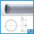 【東拓工業】TAC硬質ダクトPP用　口元カバー　呼100径　100mm