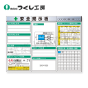 つくし工房 KG-622A スチール製フラット掲示板3点タイプセット 大タイトル=Aタイプ 2000×2700