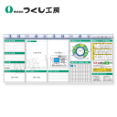 つくし工房 KG-633AE スチール製フラット掲示板5点タイプセット 大タイトル=Eタイプ 2000×4500