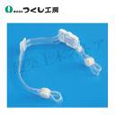 つくし工房 3123-B 保護帽用ワンタッチ式透明あごヒモ 軟量ビニール(4)