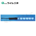 つくし工房 6234 LED誘導灯 ブルー発光 電池付きセット Φ30×560(LED部:364) 電源:単2電池2本付