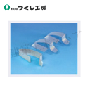 つくし工房 9004 スチール製フラット掲示板専用連結金具 W60×D25×H15 スチールバネ