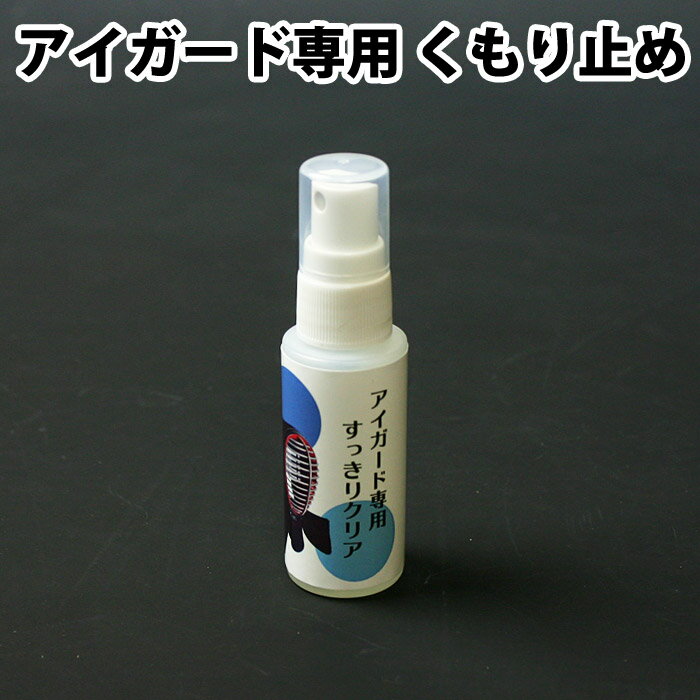 剣道 アイガード専用 スプレー ●くもり止め (曇り止め) スプレー 容量：26ml