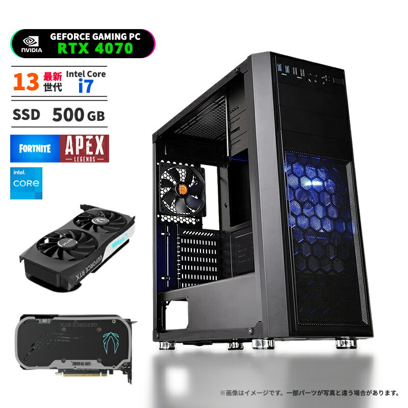 ߥPC GeForce RTX4070 ǥȥåץѥ CPU Intel Core i7 13700KF 3.40GHz 5.30GHz 16 24å 16GB NVMe M.2 SSD500GB Win11 BTO ߥ󥰥ѥ KENDOVIVI