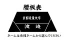 購入した袴の腰板に分解縫製してネームを入れる。ネームは、各種ネームから選んでください！ネーム代金は別です。購入した袴の腰板に分解縫製してネームを入れる。ネームは、各種ネームから選んでください！ネーム代金は別です。