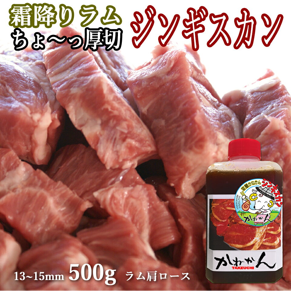 ラム肉 ジンギスカン 500g ラム肩ロース 人気 オリジナルたれ付き 送料無料 贈答品 お祝い ギフト ラム肩ロース 羊肉 オリジナル 北海道 焼肉・BBQ 札幌風 味の付かない ジンギスカン 人気 キャン