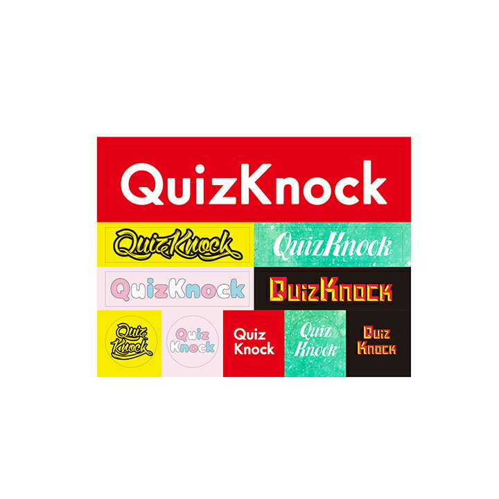 QuizKnock(クイズノック) ステッカー（シート）