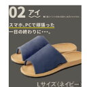 【P11倍!7/10限定】(要エントリー)ヘルシールームサンダル fumippa ふみっぱ 健康サンダル 室内スリッパ ツボ押し/Lサイズ/ネイビーインテリア雑...