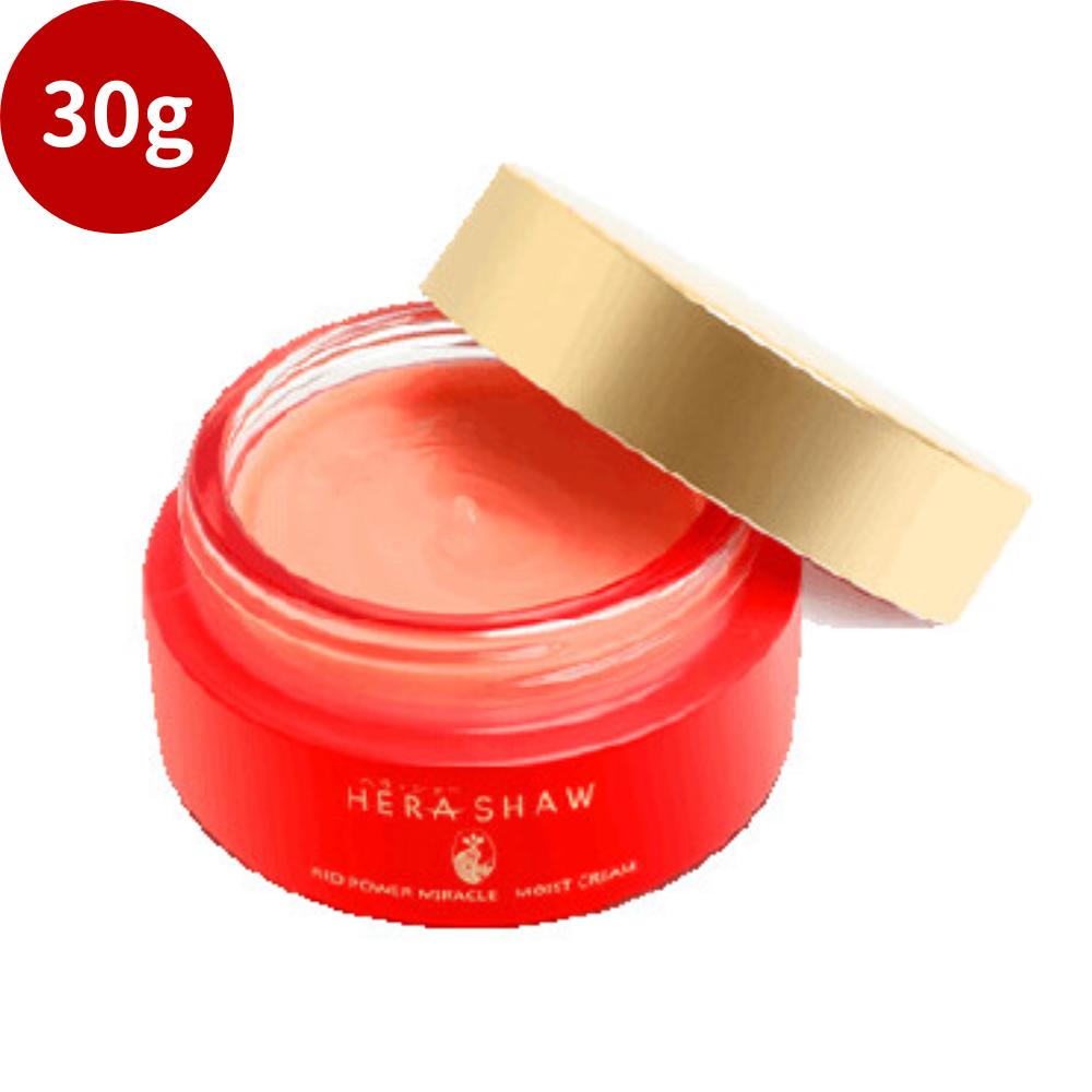 ヘラ・ショーレッドパワーミラクルモイストクリーム30g【クリーム】ヘラ・ショー アスタキサンチン うるおい ハリ 弾力 なめらか ギフト プレゼント 贈り物