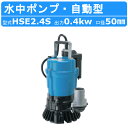 ツルミ 水中ポンプ HSE2.4S 自動型 2吋/50mm 50Hz/60Hz 単相100V 排水 汚水 センサー 工事用 土木 一般土木 建築工事 雨水 湧水...