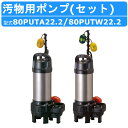ツルミ 鶴見 80PUTA22.2 80PUTW22.2 汚物用 親子セット セット 水中ポンプ PUT型 自動交互形 自動交互 三相200V 200V 50Hz 60Hz バンクスシリーズ 浄化槽用 樹脂製 浄化槽 原水移送 汚物槽 厨房 雑排水 排水 給水ポンプ ハイスピン 水中ハイスピンポンプ 鶴見製作所