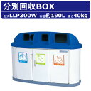 ゴミ箱 カイスイマレンLLP300W 容量 190L ジャンボボトム 4台ユニット シール付 内容器付 スタイリッシュ 集積保管庫 分別 ごみ箱 缶 ビン ペッ...