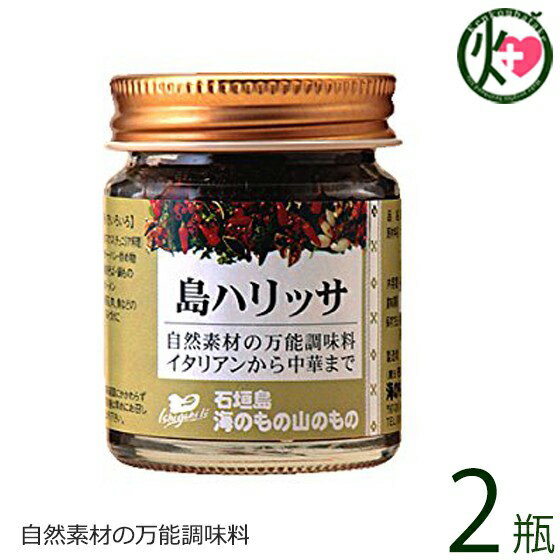 海のもの山のもの 島ハリッサ 40g×2瓶 沖縄 人気 土産 万能 調味料 唐辛子 ペースト 自然素材 調味料