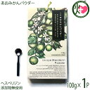 あおみかんパウダー 100g×1パック スプ―ン付 はばねろ工房 あおみかん 粉末 熊本 無農薬