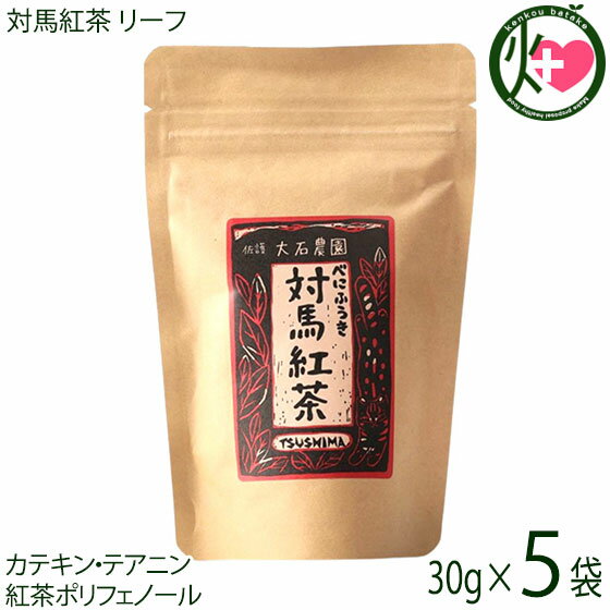 つしま大石農園 対馬紅茶 ティーバッグ 2.5g×8入×5袋 べにふうき茶 送料無料