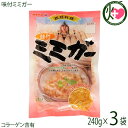 【名称】ミミガー 【内容量】240g×3P 【賞味期限】要冷蔵未開封で30日 【原材料】豚耳皮肉（国産）、しょうゆ、砂糖、調味酢、食酢、調合ごま油、調味エキス、香辛料/グリセリン、グリシン、pH調整剤、酸味料、香料、保存料（ポリリジン）、（一部に小麦・豚・大豆・ごまを含む） 【保存方法】冷蔵10℃以下 開封後はお早めにお召し上がり下さい 【お召上がり方】袋から取り出し、そのままお召し上がりいただけます。お好みでキュウリなどの野菜やワカメ等の海草を加えてお召し上がり下さい。【栄養成分表示】(100gあたり)：エネルギー160kcal・たんぱく質16.7g・脂質6.3g・炭水化物9.2g・食塩相当量3.8g推定値【JANコード】4964134213445 【販売者】株式会社オリーブガーデン（沖縄県国頭郡恩納村） メーカー名 沖縄ハム総合食品 原産国名 日本 産地直送 沖縄県 商品説明 ミミガーとは豚の耳のことです。コリコリとした歯ざわりがクセになる人も多く、またコラーゲンを豊富に含んでいることでより注目されています。その味はさっぱりとして、いくら食べても飽きない味です。豚耳には、良質な蛋白質（コラーゲン）が豊富に含まれています。薄くスライスした豚耳に、醤油，ゴマ油をベースに味をつけました。コリコリとした歯ごたえが楽しめます。宅急便：冷蔵着日指定：〇可能 ギフト：×不可 ※生産者より産地直送のため、他商品と同梱できません。※納品書・領収書は同梱できません。　領収書発行は注文履歴ページから行えます。 こちらの商品は一部地域が配送不可となります。 配送不可 離島 ※「配送不可」地域へのご注文はキャンセルとなります。