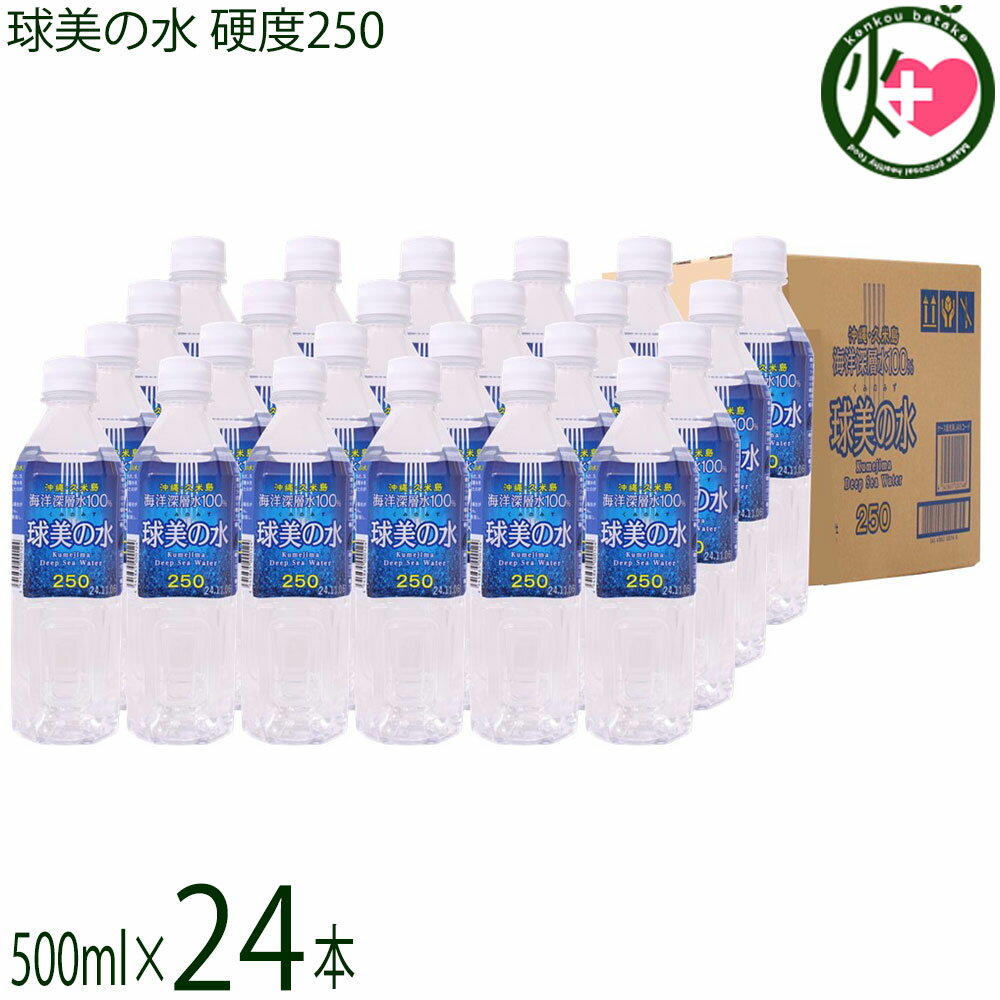 久米島海洋深層水開発 球美の水 硬度 250 500ml×24本