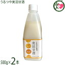 ジースリーフォーラル うるつや美活甘酒 500g×2本