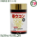 沖縄ウコン販売 沖縄県産 春ウコン粒 50g(200mg×約250粒)×3個 春ウコン100%使用