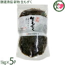 勝連漁協 早摘み生もずく 1kg×5P 沖縄県産