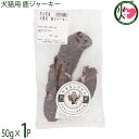 早川ジビエ 犬猫用 鹿ジャーキー 50g×1P 無香料 着色料・保存料無添加 山梨ジビエ認証