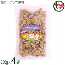 平良商店 塩ピーナッツ黒糖 250g×4袋 沖縄