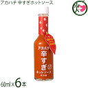 サウスプロダクト アカハチ 辛すぎホットソース 60ml×6本 沖縄 スパイス 無添加