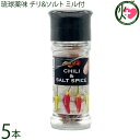 真常 琉球薬味 チリ&ソルト 30g ミル付×5本