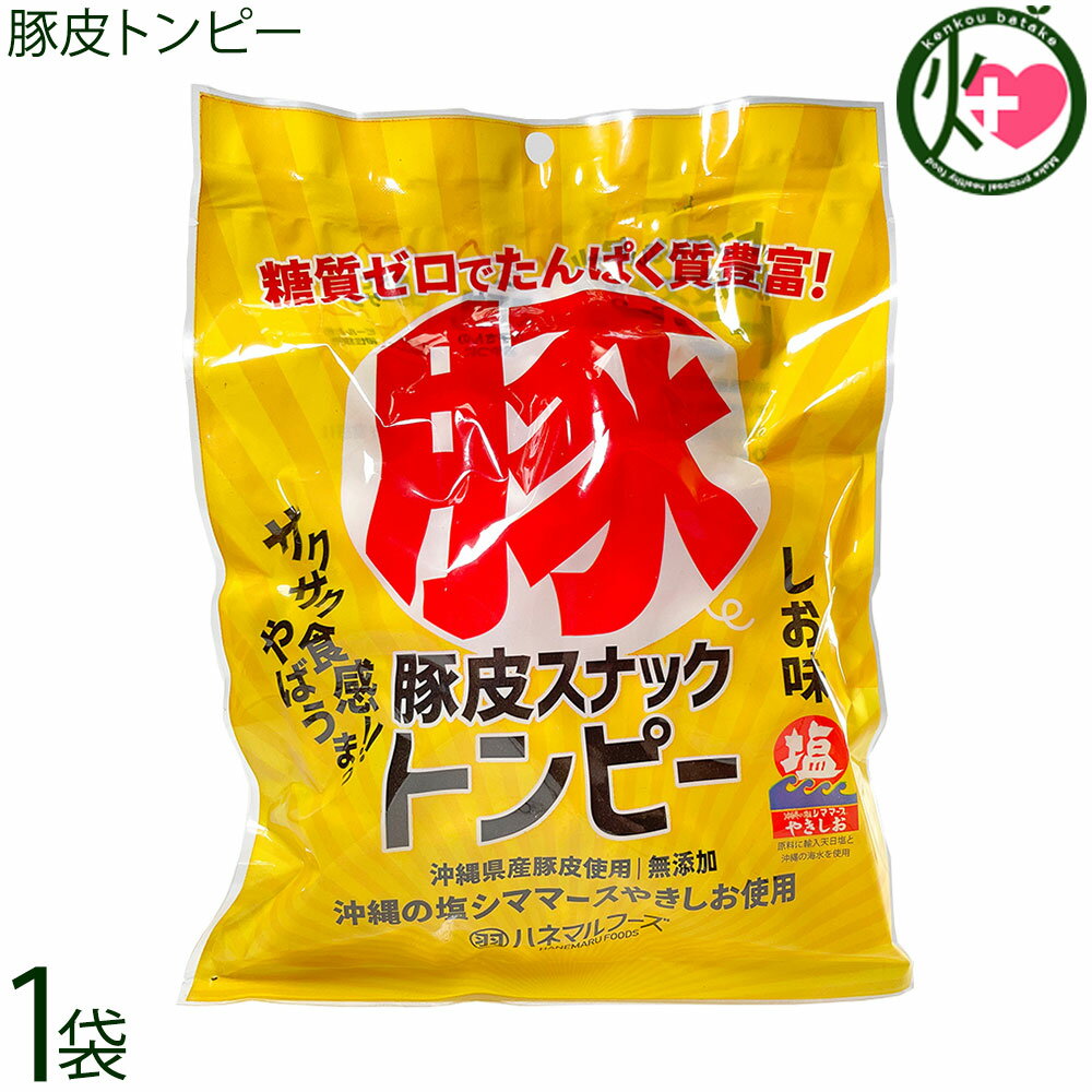 ハネマルフーズ 豚皮スナックトンピー 40g×1袋 沖縄 あんだかし あぶらかす 優良県産品