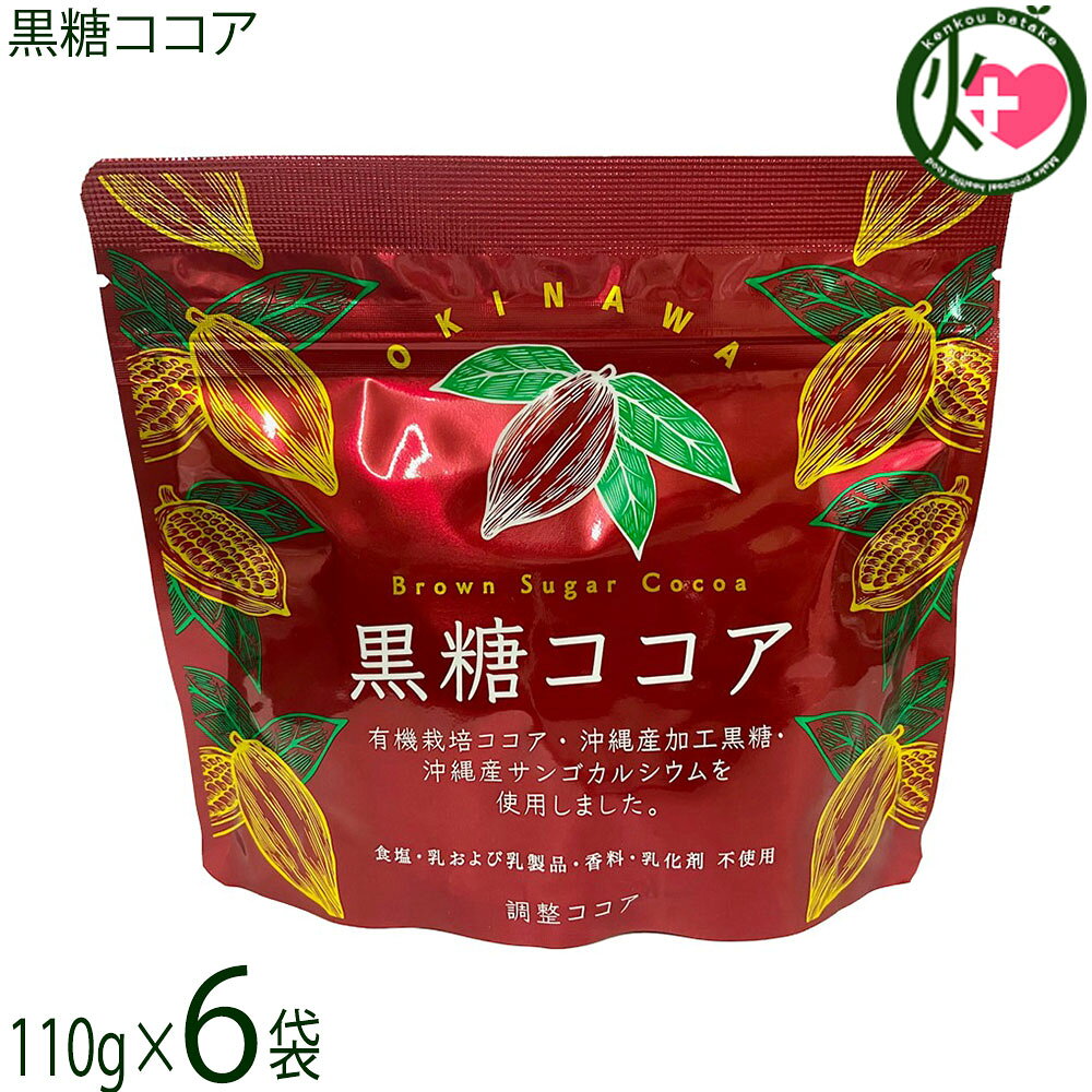 海邦商事 黒糖ココア 110g×6袋 沖縄