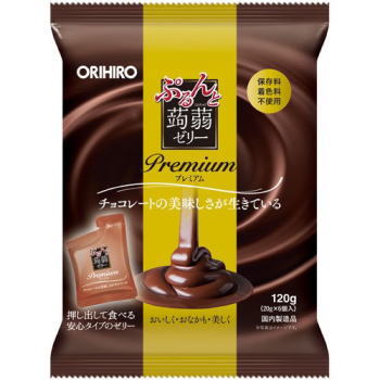 ぷるんと蒟蒻ゼリー プレミアム チョコ 20g×6個3980円(税込)以上で送料無料