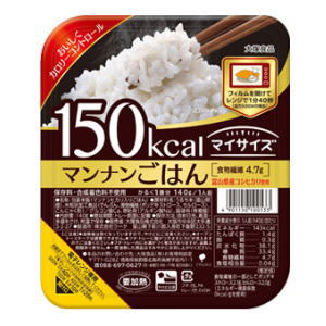 マンナンヒカリ※と富山県産コシヒカリを使用した150kcalのパックごはん。 ※マンナンヒカリは、大塚食品が開発したこんにゃく生まれの米粒状加工食品です。 内容量（1食分）：140g 栄養成分表示1食（140g）当たり ■エネルギー：150kcal ■たんぱく質：1.5g ■脂質：0.3g ■糖質：33.3g ■食物繊維 ：3.9g ■ナトリウム：0〜23mg(食塩相当量：0〜0.1g) ・広告文責（健康デパート・0120-007-773） ・メーカー名（大塚食品株式会社） ・日本製 ・商品区分（食品）